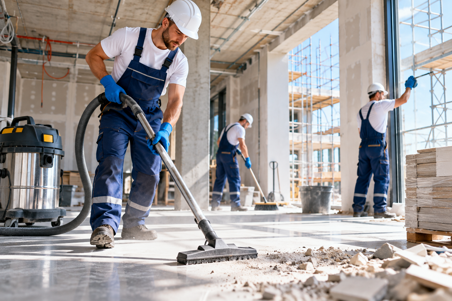 Professionelle Baustellenreinigung